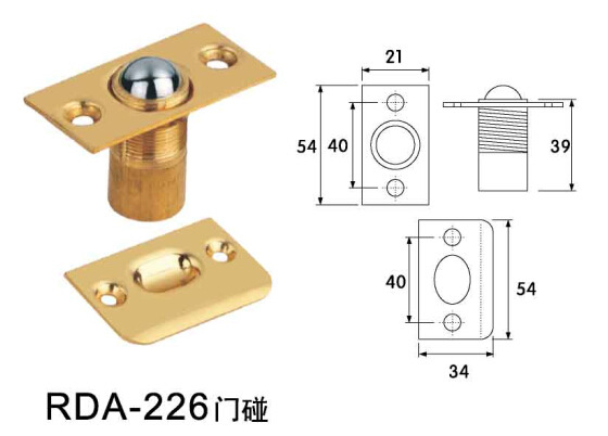 pg电子娱乐平台五金RDA-226 黄铜门碰珠