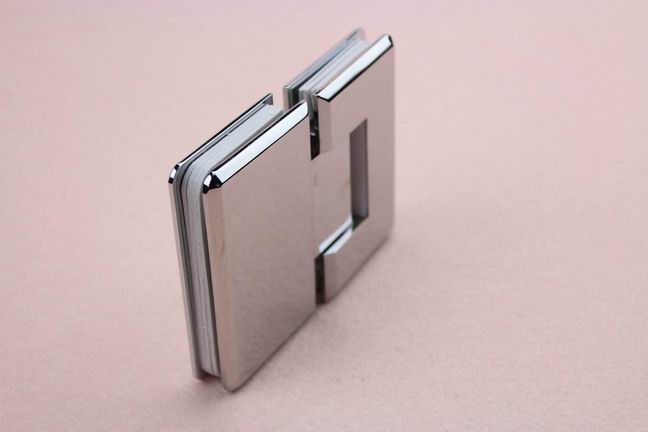 High anti-rusty 180 degree beveled brass shower door hinge