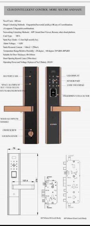 FINGER PRINT DOOR LOCKS